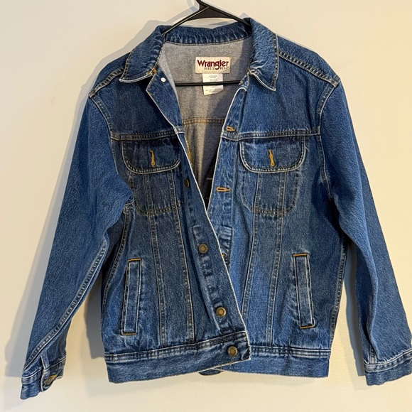 Wrangler Jackets & Blazers - Wrangle Rugged Wear Denim Jacket